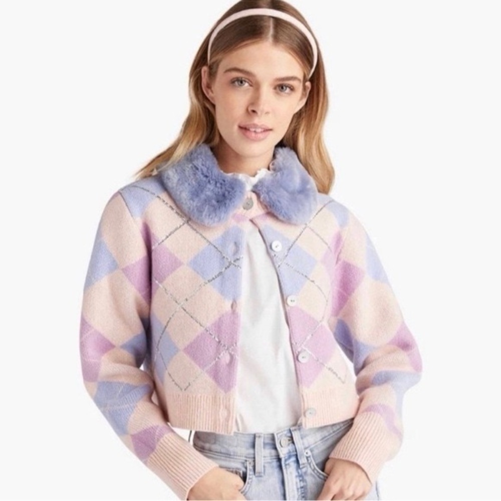 Hill House Argyle Heddy Sweater PLUS COLLAR
